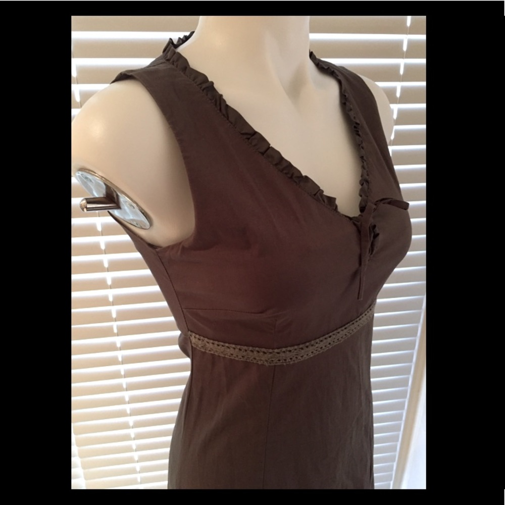 Olive Green Fitted Dress - Bought in Paris